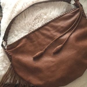 Patricia Nash fringe hobo bag